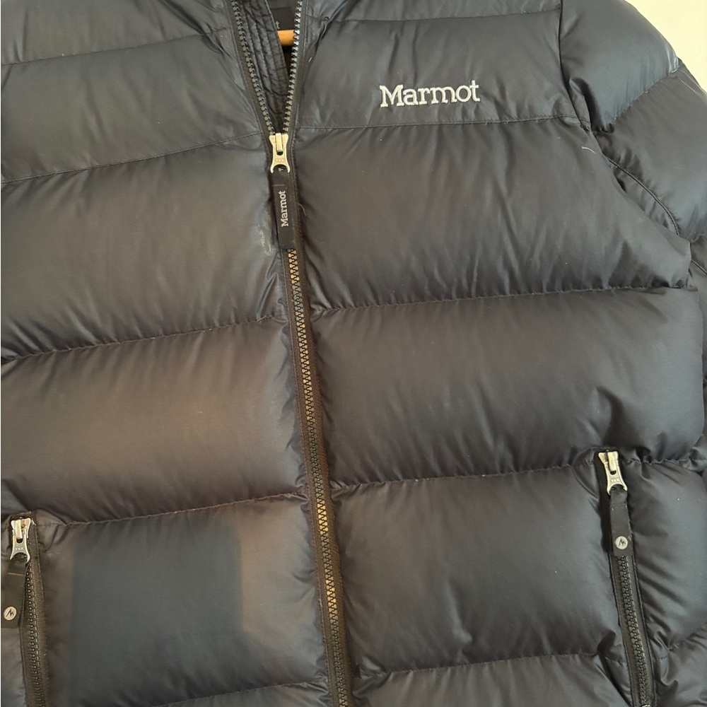 Kids Marmot Black 700 Fill Insulated Jacket XL - Picture 3 of 9